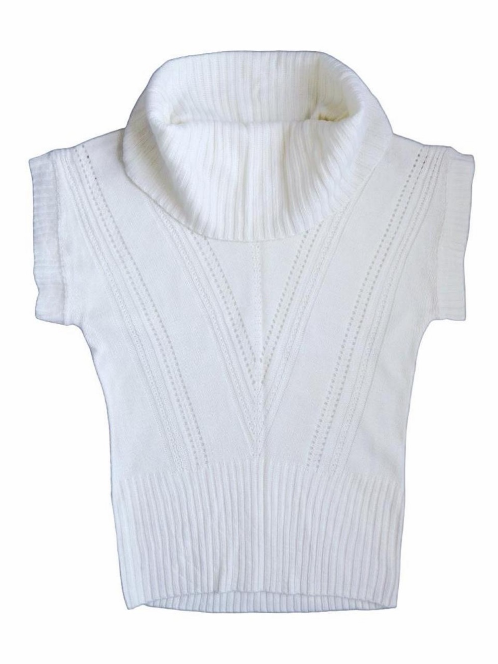 Candie’s White Turtleneck Sweater Top 🤍